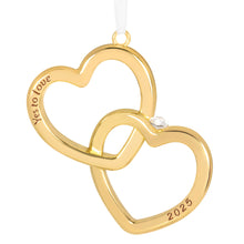 Load image into Gallery viewer, Our Engagement 2025 Metal Ornament