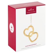 Load image into Gallery viewer, Our Engagement 2025 Metal Ornament