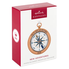 Load image into Gallery viewer, New Adventures 2025 Metal Ornament