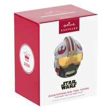 Load image into Gallery viewer, Mini Star Wars™ Red Five Rebel Pilot ShowToppers Musical Tree Topper With Light, 3"