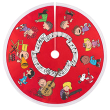 Load image into Gallery viewer, Mini The Peanuts® Gang Fabric Tree Skirt, 12"