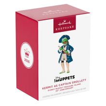 Load image into Gallery viewer, Disney Muppet Treasure Island 30th Anniversary Kermit as Captain Smollett Ornament
