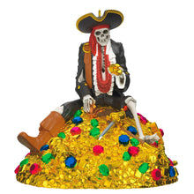 Load image into Gallery viewer, Disney Pirates of the Caribbean Collection Treasure Skeleton Ornament With Light and Sound