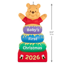 Load image into Gallery viewer, Disney Winnie the Pooh Baby's First Christmas 2026 Ornament