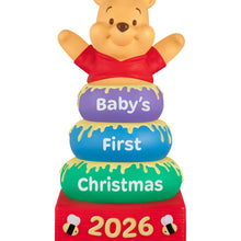Load image into Gallery viewer, Disney Winnie the Pooh Baby's First Christmas 2026 Ornament
