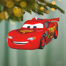 Load image into Gallery viewer, Disney/Pixar Cars 2 15th Anniversary Lightning McQueen Metal Ornament