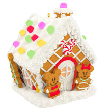 Load image into Gallery viewer, Disney Mickey and Friends Jolly Gingerbread House Musical Ornament With Light