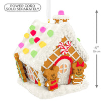 Load image into Gallery viewer, Disney Mickey and Friends Jolly Gingerbread House Musical Ornament With Light
