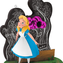 Load image into Gallery viewer, Disney Alice in Wonderland and the Cheshire Cat Ornament With Light