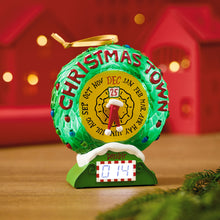 Load image into Gallery viewer, Disney Tim Burton's The Nightmare Before Christmas Christmas Town Countdown Musical Ornament With Light and Motion