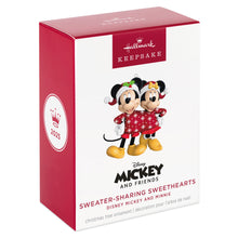 Load image into Gallery viewer, Disney Mickey and Minnie Sweater-Sharing Sweethearts