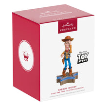 Load image into Gallery viewer, Toy Story Sheriff Woody Keepsake Ornament with Light & Sound