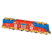 Load image into Gallery viewer, LIMITED QUANTITY - Lionel® Trains Conrail Bicentennial GG1 Locomotive With Gold Accents Metal Ornament