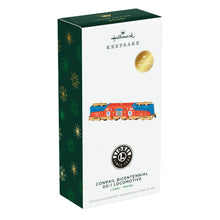 Load image into Gallery viewer, LIMITED QUANTITY - Lionel® Trains Conrail Bicentennial GG1 Locomotive With Gold Accents Metal Ornament