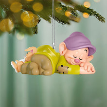 Load image into Gallery viewer, LIMITED QUANTITY - Disney Snow White and the Seven Dwarfs Dozing Dopey Ornament