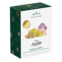 Load image into Gallery viewer, LIMITED QUANTITY - Disney Snow White and the Seven Dwarfs Dozing Dopey Ornament