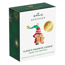 Load image into Gallery viewer, LIMITED QUANTITY - Gnome for Christmas Clove's Favorite Cookie Ornament