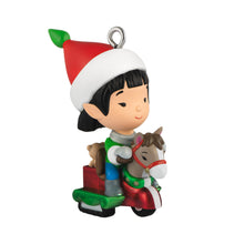 Load image into Gallery viewer, LIMITED QUANTITY - Mini Welcome to Elfville Tilly Ornament, 1"