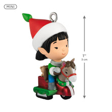 Load image into Gallery viewer, LIMITED QUANTITY - Mini Welcome to Elfville Tilly Ornament, 1"