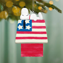 Load image into Gallery viewer, LIMITED QUANTITY - The Peanuts® Gang Patriotic Snoopy Ornament