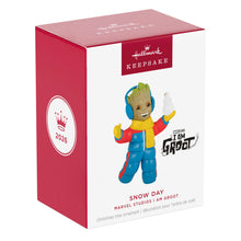 Load image into Gallery viewer, Marvel Studios I Am Groot Snow Day Ornament