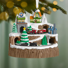 Load image into Gallery viewer, Lionel® Christmas Mountain Musical Ornament With Light and Motion