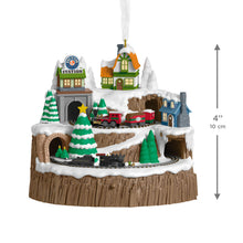 Load image into Gallery viewer, Lionel® Christmas Mountain Musical Ornament With Light and Motion
