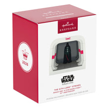 Load image into Gallery viewer, Rogue One: A Star Wars Story™ 10th Anniversary The Sith Lord™ Strikes Ornament With Light and Sound