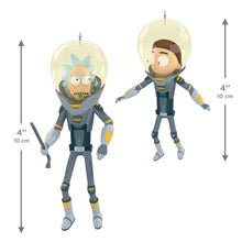 Load image into Gallery viewer, Rick and Morty "Get Back in the Car, Morty!" Ornaments, Set of 2