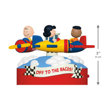 Load image into Gallery viewer, The Peanuts® Gang Off to the Races! Musical Ornament With Motion
