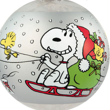 Load image into Gallery viewer, Peanuts® 75th Anniversary Special Edition Glass Ornament