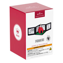 Load image into Gallery viewer, Peanuts® 75th Anniversary Snoopy as The Flying Ace Musical Ornament