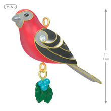Load image into Gallery viewer, Mini Pine Grosbeak Ornament, 1"