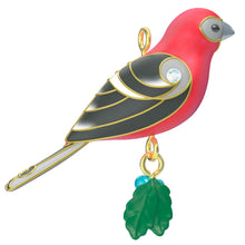 Load image into Gallery viewer, Mini Pine Grosbeak Ornament, 1"