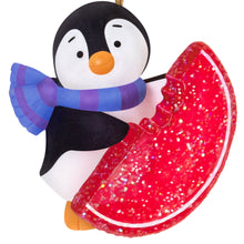 Load image into Gallery viewer, Mini Petite Penguins A Sweet Treat Ornament, 1" - 11th in series