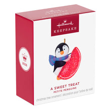 Load image into Gallery viewer, Mini Petite Penguins A Sweet Treat Ornament, 1" - 11th in series