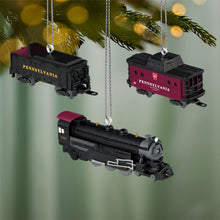 Load image into Gallery viewer, Mini Lionel® Pennsylvania Steam Locomotive Set Ornaments, Set of 3
