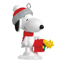 Load image into Gallery viewer, Mini Peanuts® Winter Fun With Snoopy Ornament, 1.25" - 29th in series