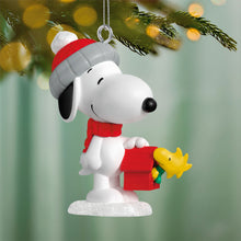 Load image into Gallery viewer, Mini Peanuts® Winter Fun With Snoopy Ornament, 1.25" - 29th in series