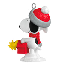 Load image into Gallery viewer, Mini Peanuts® Winter Fun With Snoopy Ornament, 1.25" - 29th in series