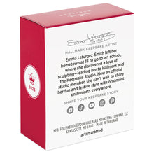 Load image into Gallery viewer, Mini Painted Bunting Ornament, 0.75"