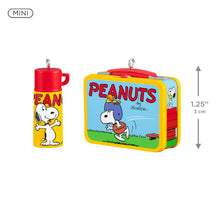 Load image into Gallery viewer, Mini The Peanuts® Gang Lunchbox Set Ornaments, Set of 2