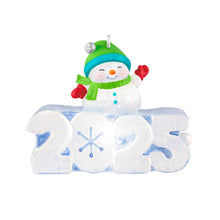 Load image into Gallery viewer, Mini A Snowy 2025 Ornament With Light