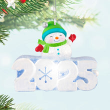 Load image into Gallery viewer, Mini A Snowy 2025 Ornament With Light
