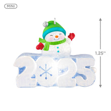 Load image into Gallery viewer, Mini A Snowy 2025 Ornament With Light