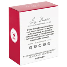 Load image into Gallery viewer, Mini Festive White Elephant Ornament