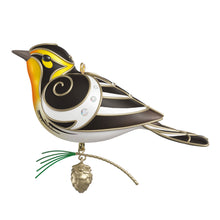 Load image into Gallery viewer, The Beauty of Birds Blackburnian Warbler Ornament- 21st in The Beauty of Birds  series.