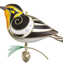 Load image into Gallery viewer, The Beauty of Birds Blackburnian Warbler Ornament- 21st in The Beauty of Birds  series.