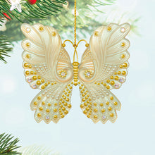Load image into Gallery viewer, 2025 Gold Iridescent Butterfly Keepsake Ornament  -9th in the Brilliant Butterflies Keepsake Ornament series.