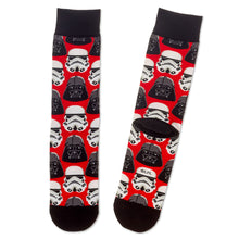 Load image into Gallery viewer, Hallmark Star Wars™ Darth Vader™ and Stormtrooper™ Helmet Novelty Crew Socks